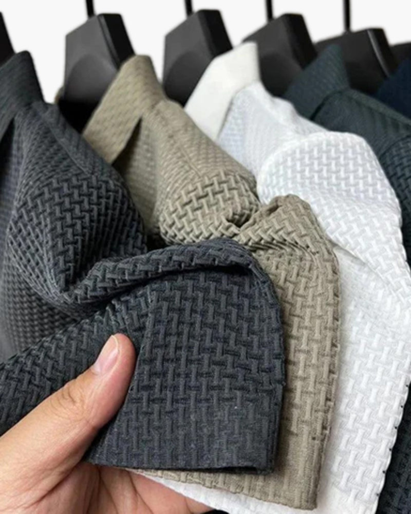 Polo en Soie Prestigio (Sans Froissements)