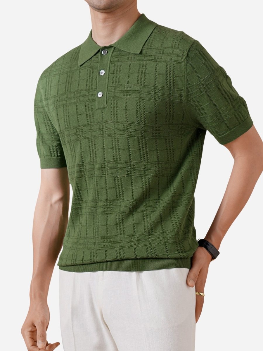 Polo Tricot Retro en Tencel