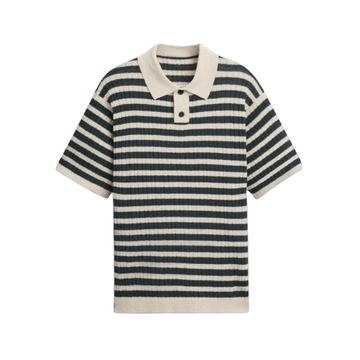Polo Rayé Tricoté