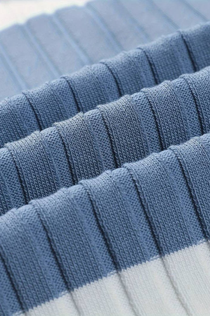 Polo à Rayures Blanches