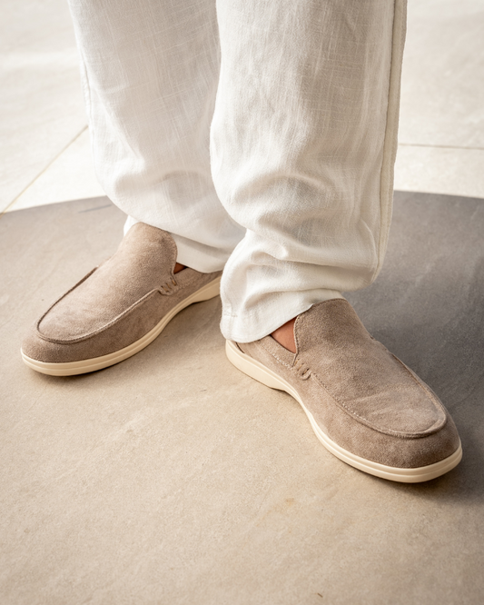 Mocassins en Suède Amalfi