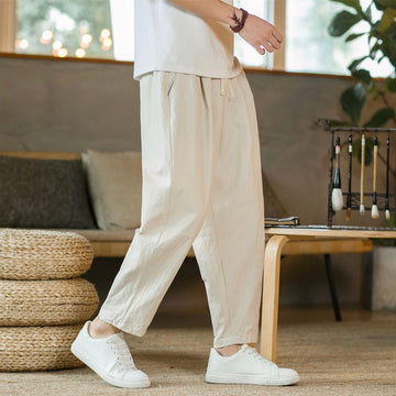 Pantalons larges en lin JEJU