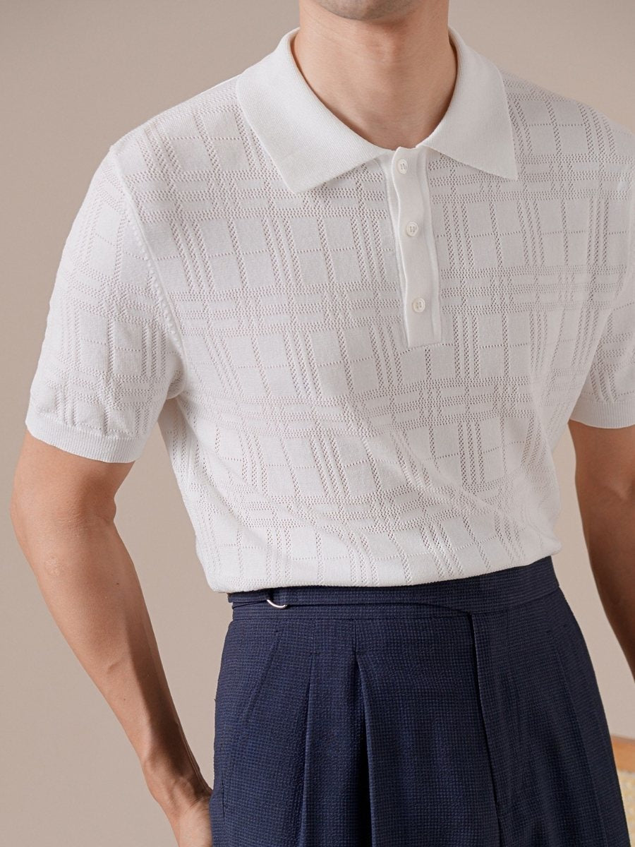 Polo Tricot Retro en Tencel