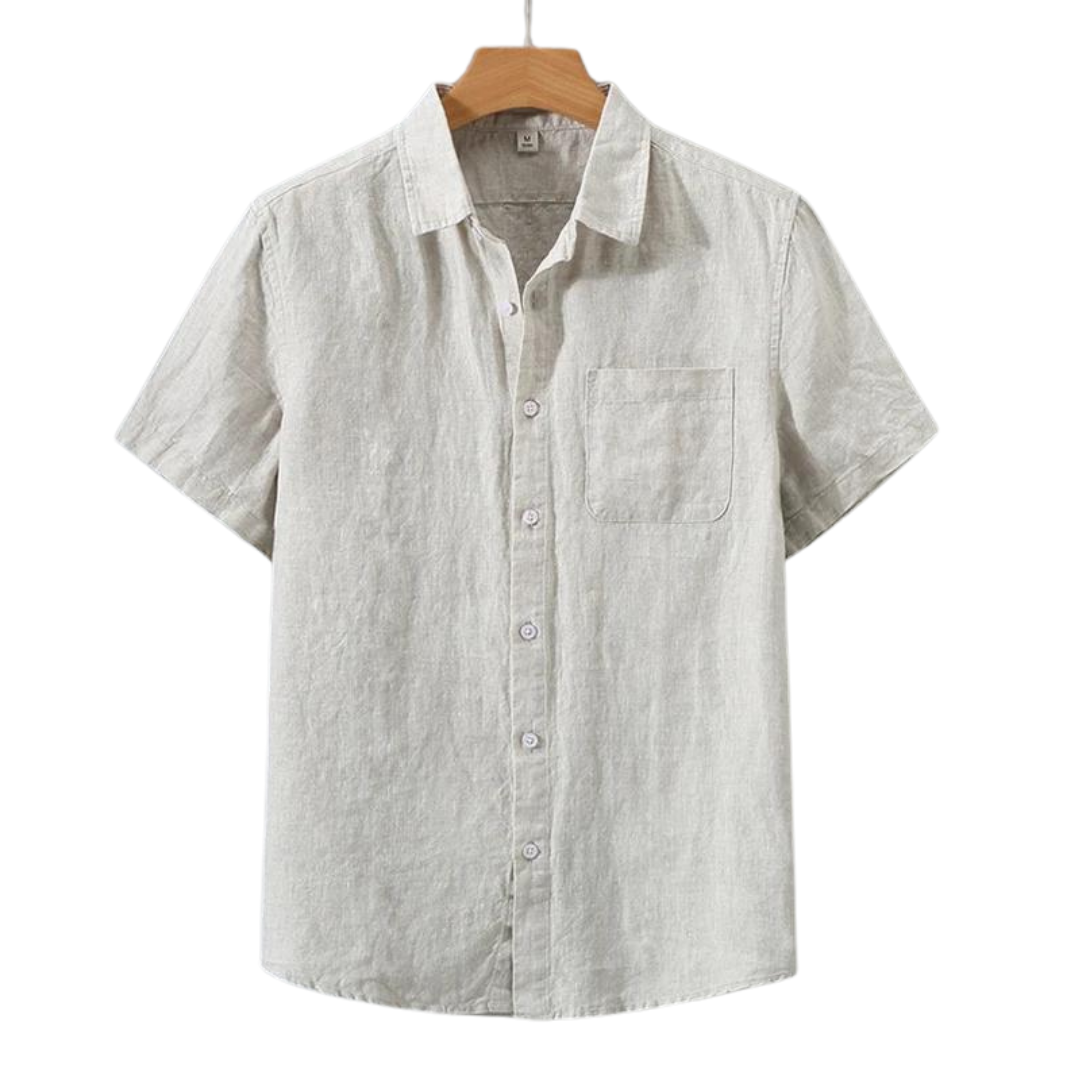 Mykonos - Chemise en Lin (Manches Courtes)