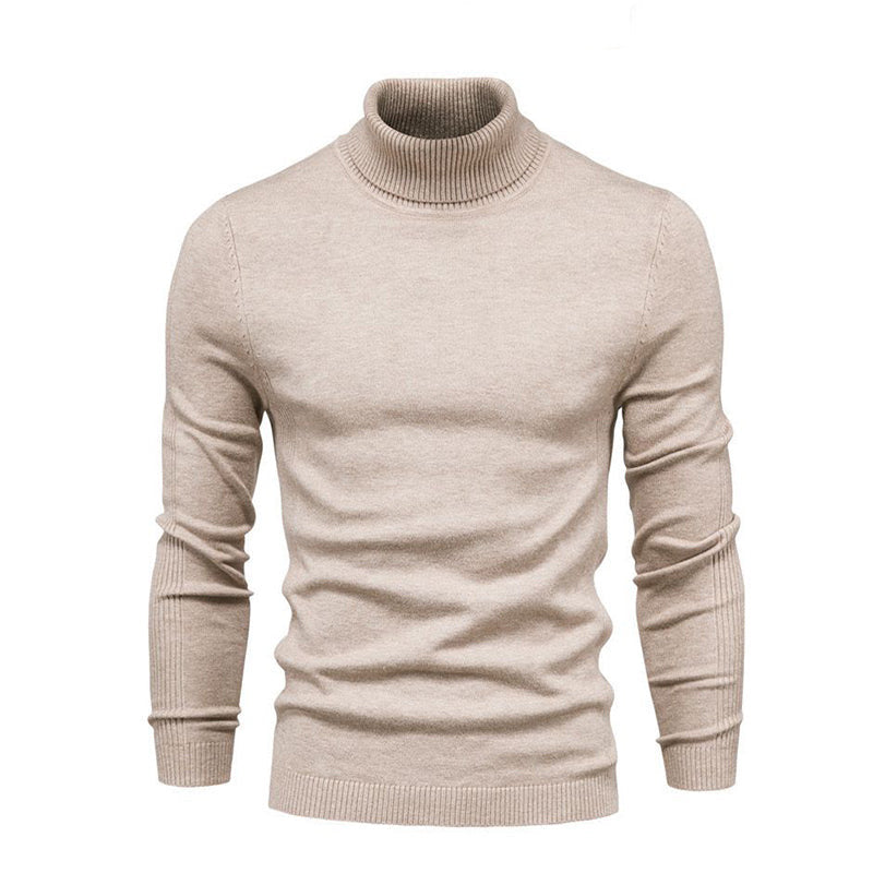 Pull Col Roulé en Laine Mérinos