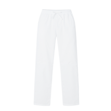 Pantalons à cordon en mélange de coton et de lin