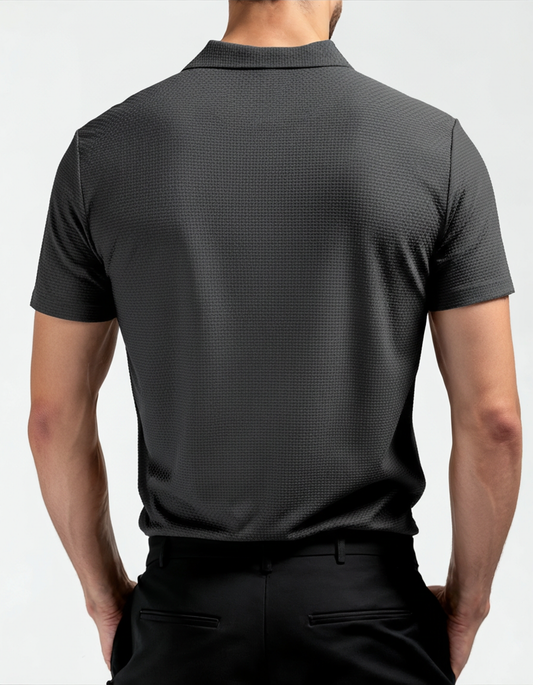 Polo en Soie Prestigio (Sans Froissements)