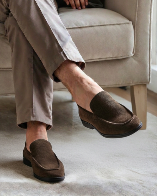 Mocassins en Suède Miami - Semelles Noires
